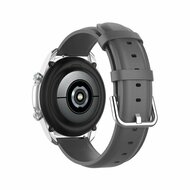 Klassisches Lederarmband - Grau - Samsung Galaxy Watch 6 Classic - 47mm &amp; 43mm
