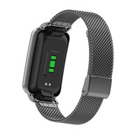 Milanaise Band mit Geh&auml;use - Schwarz - Xiaomi Smart band 7 Pro