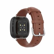 Fitbit Versa 3/4 &amp; Sense 1/2 Lederband - Braun