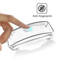 Fitbit Inspire 1 / HR / Ace 2 TPU-H&uuml;lle (vollst&auml;ndig gesch&uuml;tzt) - Silber