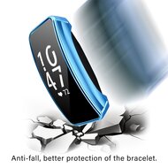 Fitbit Inspire 1 / HR / Ace 2 TPU-H&uuml;lle (vollst&auml;ndig gesch&uuml;tzt) - Blau