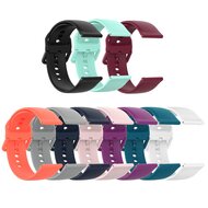 Fitbit Versa 1 / 2 &amp; Lite Silikon-Sportband mit Schnallenverschluss - Grau - Gr&ouml;&szlig;e: Klein