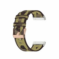 Fitbit Versa 3/4 &amp; Sense 1/2 Segeltuchband - Gelb