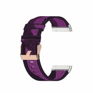 Fitbit Versa 3/4 &amp; Sense 1/2 Segeltuchband - Lila