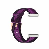 Fitbit Versa 3/4 &amp; Sense 1/2 Segeltuchband - Lila