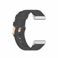 Fitbit Versa 3/4 &amp; Sense 1/2 Segeltuchband - Dunkelgrau