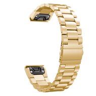 Stahlgliederarmband - Gold - Garmin Fenix 7X / 6X / 5X