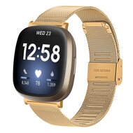 Fitbit Versa 3/4 &amp; Sense 1/2 - Milanaise Band mit Verschluss - Gold
