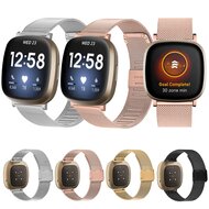 Fitbit Versa 3/4 &amp; Sense 1/2 - Milanaise Band mit Verschluss - Gold