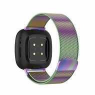 Fitbit Versa 3/4 &amp; Sense 1/2 milanaise Armband - Large - Multicolour