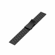 Garmin Venu 3s / Vivoactive 4s / Venu 2s / Vivomove 3s / Forerunner 255s - Stahlwechselarmband - Schwarz