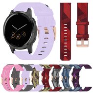 Garmin Venu 3s / Vivoactive 4s / Venu 2s / Vivomove 3s / Forerunner 255s - Leinenarmband - Violett