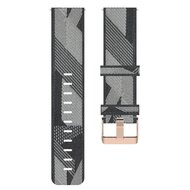 Garmin Venu 3s / Vivoactive 4s / Venu 2s / Vivomove 3s / Forerunner 255s - Segeltucharmband - Grau