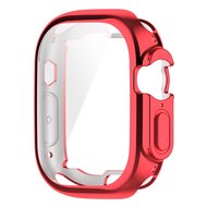 Apple Watch Ultra TPU-H&uuml;lle - Vollst&auml;ndig gesch&uuml;tzt - Rot - Geeignet f&uuml;r Apple Watch 49mm (Ultra)