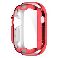 Apple Watch Ultra TPU-H&uuml;lle - Vollst&auml;ndig gesch&uuml;tzt - Rot - Geeignet f&uuml;r Apple Watch 49mm (Ultra)