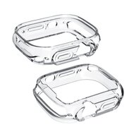 Apple Watch Ultra Silikonh&uuml;lle (offene Vorderseite) - Transparent - Geeignet f&uuml;r Apple Watch 49mm (Ultra)
