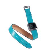 Kakapi Double Strap Armband - T&uuml;rkis - Geeignet f&uuml;r Apple Watch 44mm / 45mm / 46mm / 49mm