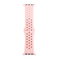 Holow Edition Sportarmband - Rosa - Geeignet f&uuml;r Apple Watch 44mm / 45mm / 46mm / 49mm