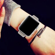 Sport Loop Armband - Hellgrau - Geeignet f&uuml;r Apple Watch 38mm / 40mm / 41mm / 42mm