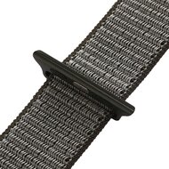 Sport Loop Armband - Grau mit Dunkelgr&uuml;n - Geeignet f&uuml;r Apple Watch 38mm / 40mm / 41mm / 42mm