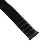 Sport Loop Armband - Schwarz / Orange - Geeignet f&uuml;r Apple Watch 38mm / 40mm / 41mm / 42mm