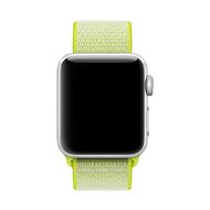 Sport Loop Armband - Neongr&uuml;n - Geeignet f&uuml;r Apple Watch 38mm / 40mm / 41mm / 42mm