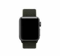 Sport Loop Armband - Armeegr&uuml;n - Geeignet f&uuml;r Apple Watch 38mm / 40mm / 41mm / 42mm