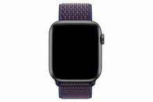 Sport Loop Armband - Dunkelviolett - Geeignet f&uuml;r Apple Watch 44mm / 45mm / 46mm / 49mm