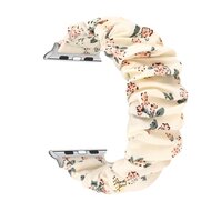 Elastisches Armband - Floraler Druck leicht - Geeignet f&uuml;r Apple Watch 38mm / 40mm / 41mm / 42mm