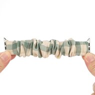 Elastisches Armband - Khaki / Gr&uuml;n - Geeignet f&uuml;r Apple Watch 38mm / 40mm / 41mm / 42mm