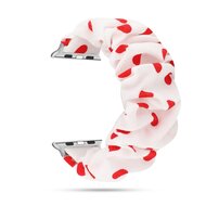 Elastisches Armband - Rote Punkte - Geeignet f&uuml;r Apple Watch 44mm / 45mm / 46mm / 49mm