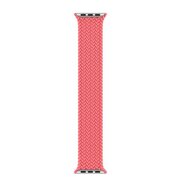 Geflochtenes Solo Loop Armband - Gr&ouml;&szlig;e: S - Pink - Geeignet f&uuml;r Apple Watch 44mm / 45mm / 46mm / 49mm