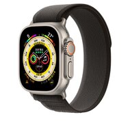 Trail Armband - Schwarz - Geeignet f&uuml;r Apple Watch 44mm / 45mm / 46mm / 49mm