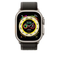 Trail Armband - Schwarz - Geeignet f&uuml;r Apple Watch 44mm / 45mm / 46mm / 49mm