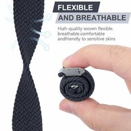 Geflochtenes Armband - Dunkelblau - Geeignet f&uuml;r Apple Watch 38mm / 40mm / 41mm / 42mm