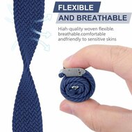 Geflochtenes Armband - Blau - Geeignet f&uuml;r Apple Watch 44mm / 45mm / 46mm / 49mm