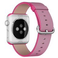 Nylonband - Rosa - Geeignet f&uuml;r Apple Watch 44mm / 45mm / 46mm / 49mm