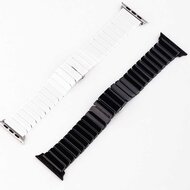 Gliederarmband Keramikband - Wei&szlig; - Geeignet f&uuml;r Apple Watch 38mm / 40mm / 41mm / 42mm