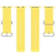 Ocean Armband - Gelb - Geeignet f&uuml;r Apple Watch 38mm / 40mm / 41mm / 42mm