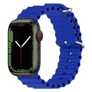 Ocean Armband - Blau - Geeignet f&uuml;r Apple Watch 38mm / 40mm / 41mm / 42mm