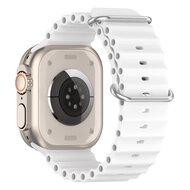 Ocean Armband - Wei&szlig; - Geeignet f&uuml;r Apple Watch 44mm / 45mm / 46mm / 49mm