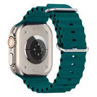 Armband Ocean - Dunkelgr&uuml;n - Geeignet f&uuml;r Apple Watch 44mm / 45mm / 46mm / 49mm