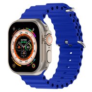 Ocean Armband - Blau - Geeignet f&uuml;r Apple Watch 44mm / 45mm / 46mm / 49mm
