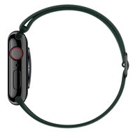 Elastisches Solo Loop Armband - Gr&uuml;n - Geeignet f&uuml;r Apple Watch 38mm / 40mm / 41mm / 42mm