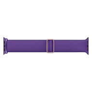 Elastisches Solo Loop Armband - Lila - Geeignet f&uuml;r Apple Watch 44mm / 45mm / 46mm / 49mm