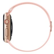 Elastisches Solo Loop Armband - Rosa - Geeignet f&uuml;r Apple Watch 44mm / 45mm / 46mm / 49mm