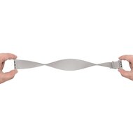Elastisches Solo Loop Armband - Grau - Geeignet f&uuml;r Apple Watch 44mm / 45mm / 46mm / 49mm