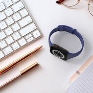 TPU Slim Fit Armband - Dunkelblau - Geeignet f&uuml;r Apple Watch 38mm / 40mm / 41mm / 42mm