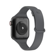 TPU Slim Fit Armband - Space Grau - Geeignet f&uuml;r Apple Watch 38mm / 40mm / 41mm / 42mm