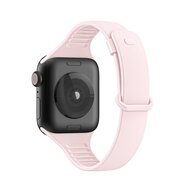 TPU Slim Fit Armband - Hellrosa - Geeignet f&uuml;r Apple Watch 44mm / 45mm / 46mm / 49mm